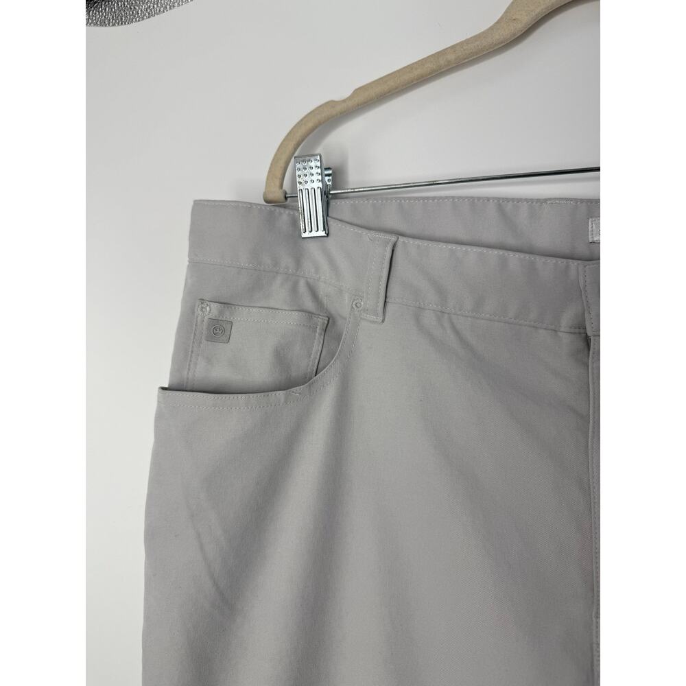Peter Millar Gray Performance Five-Pocket Pants M… - image 4
